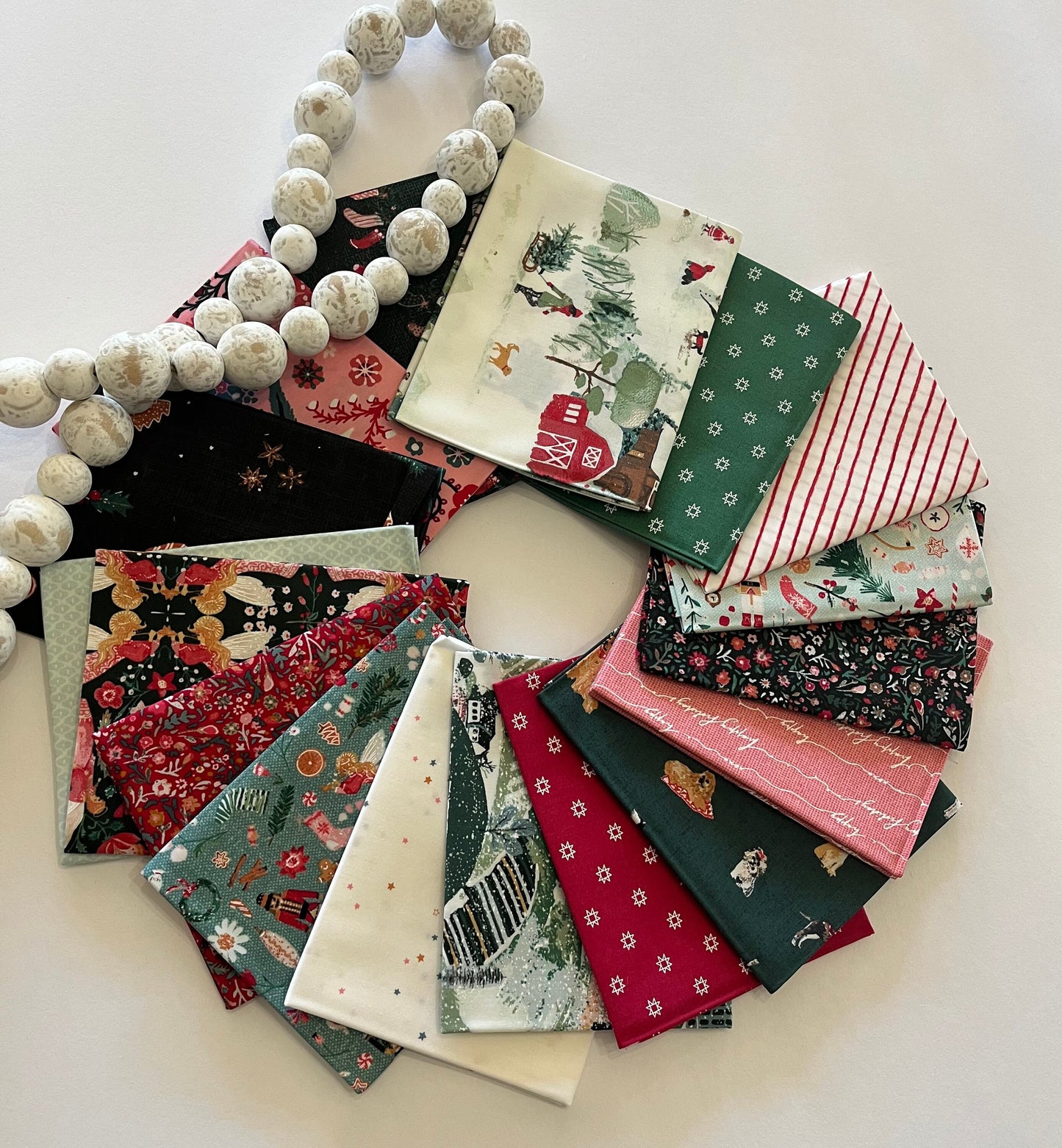 Art Gallery Fabrics, Fabric Wonders designed by Katrina Roccella, 17 fat quarters, fabric bundle, Christmas