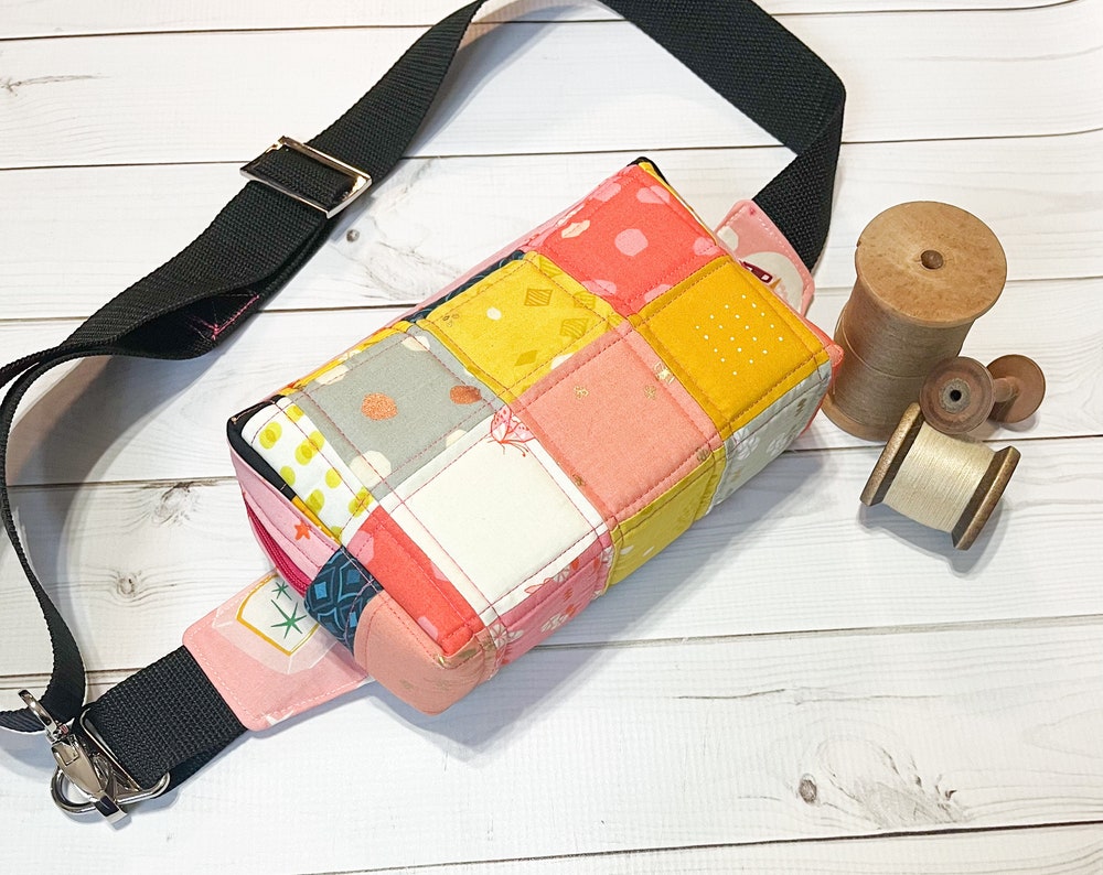 Hand-Made Quilted New on sale Crossbody Bag