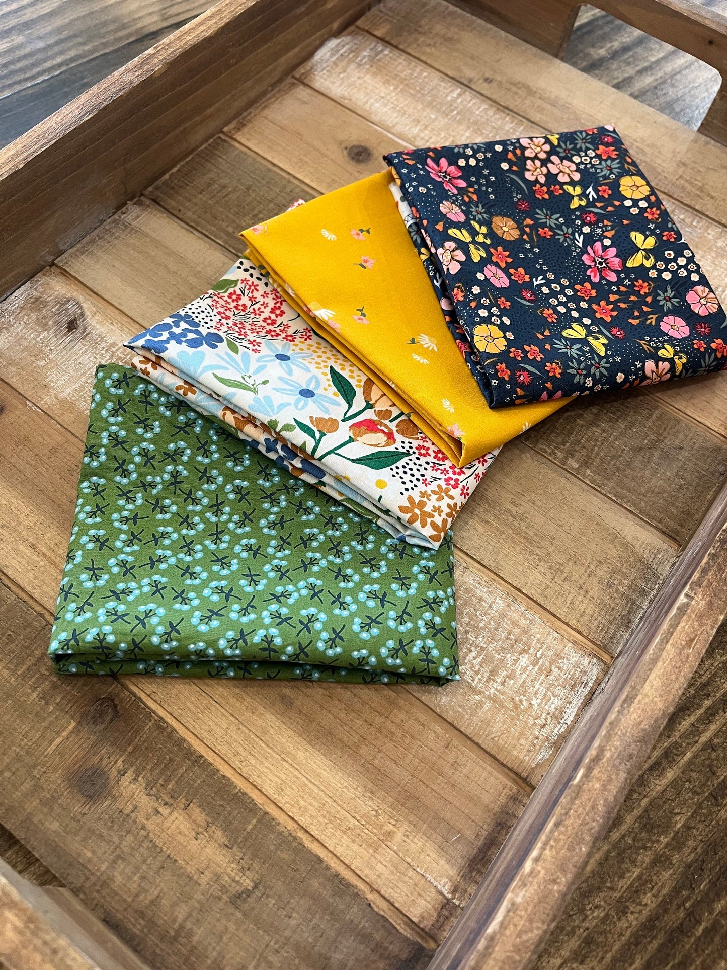 Art Gallery Fabrics, custom-four-fat quarter Bundle-ready to ship- sewing-quilting