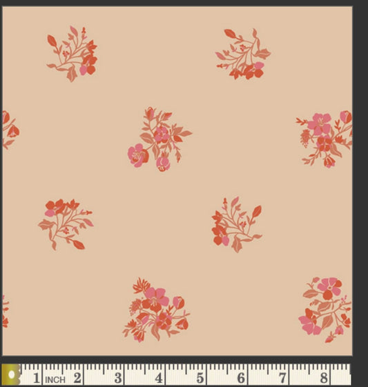 Art Gallery Fabrics-kismet- burgeon forth- floral-yardage for sewing and quilting