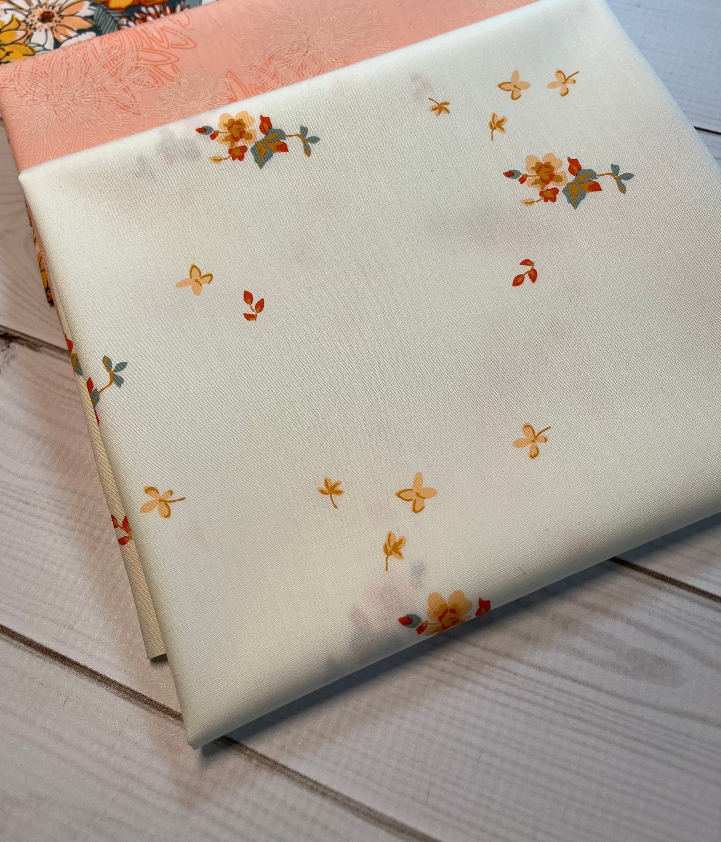 Half yard bundle-Art Gallery Fabrics-The season of tribute-listen to your heart-fleuron six-delicate balance six-sweet peach