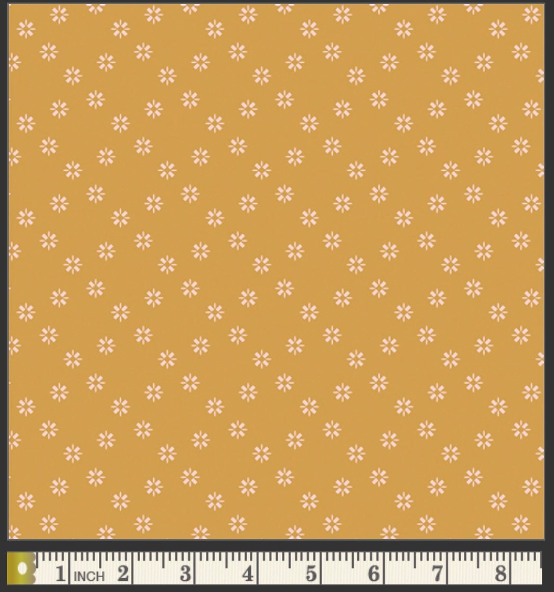 Art Gallery Fabrics-bright star six-season of tribute-yellow fabric, sewing and quilting