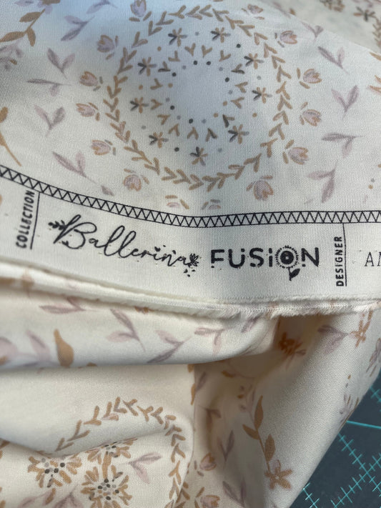 Art Gallery Fabrics-fusion ballerina- sweet soft Florals- low volume